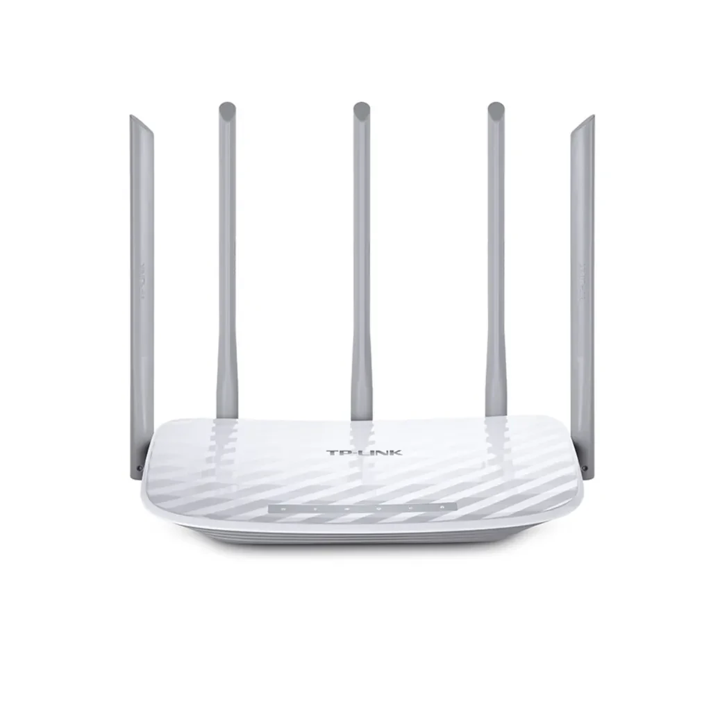 Archer C60. Router WiFi AC1350 Tp-Link doble banda (867Mbps en 5Ghz y 450 Mbps en 2.4GHz) 1 puerto 10/100 WAN, 4 puertos 10/100 LAN